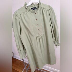 Tuckernuck Pomander Place Sage Green Claiborne Dress